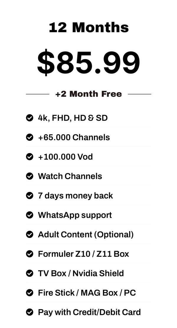 12 Months Subscription